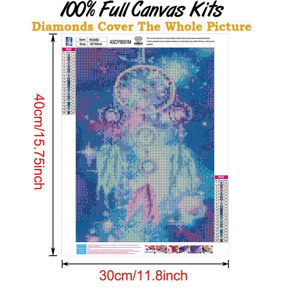 Rose Dream Catcher 30*40cm(canvas) full round drill diamond painting