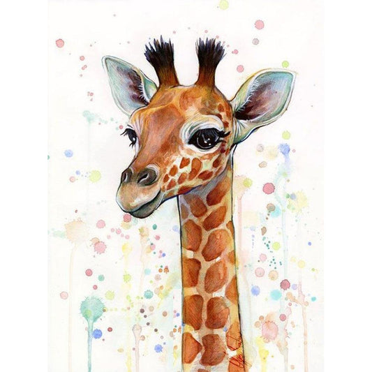  Diamond Painting Sunset Giraffe, DIY 5D Large Diamond Art Kits  for Adults Embroidery Round Full Drill Crystal Rhinestone Paint by Numbers  Kids Diamond Pictures for Room Decor Gifts, 80x220cm DZ482
