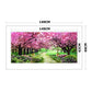 Punto de Cruz Estampado 11ct - Jardín de Flores de Cerezo (149*66cm)