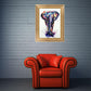 Kit de pintura de diamante DIY 5D - Redondo Parcial - Elefante
