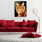 DIY Fierce Cat Hand Painted Canvas Oil Art Picture Craft Home Wall