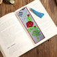 DIY Diamond Painting Bookmark with Tassel Red Rose