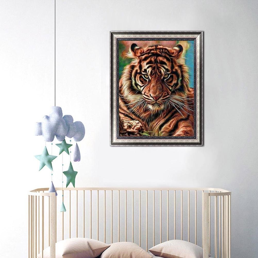 Diamond Painting - Full Round - Cool Tiger