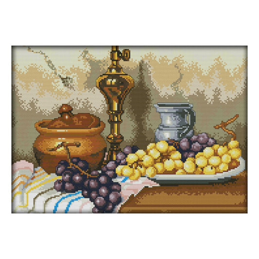 14ct Stamped Cross Stitch Grape (41*31cm)