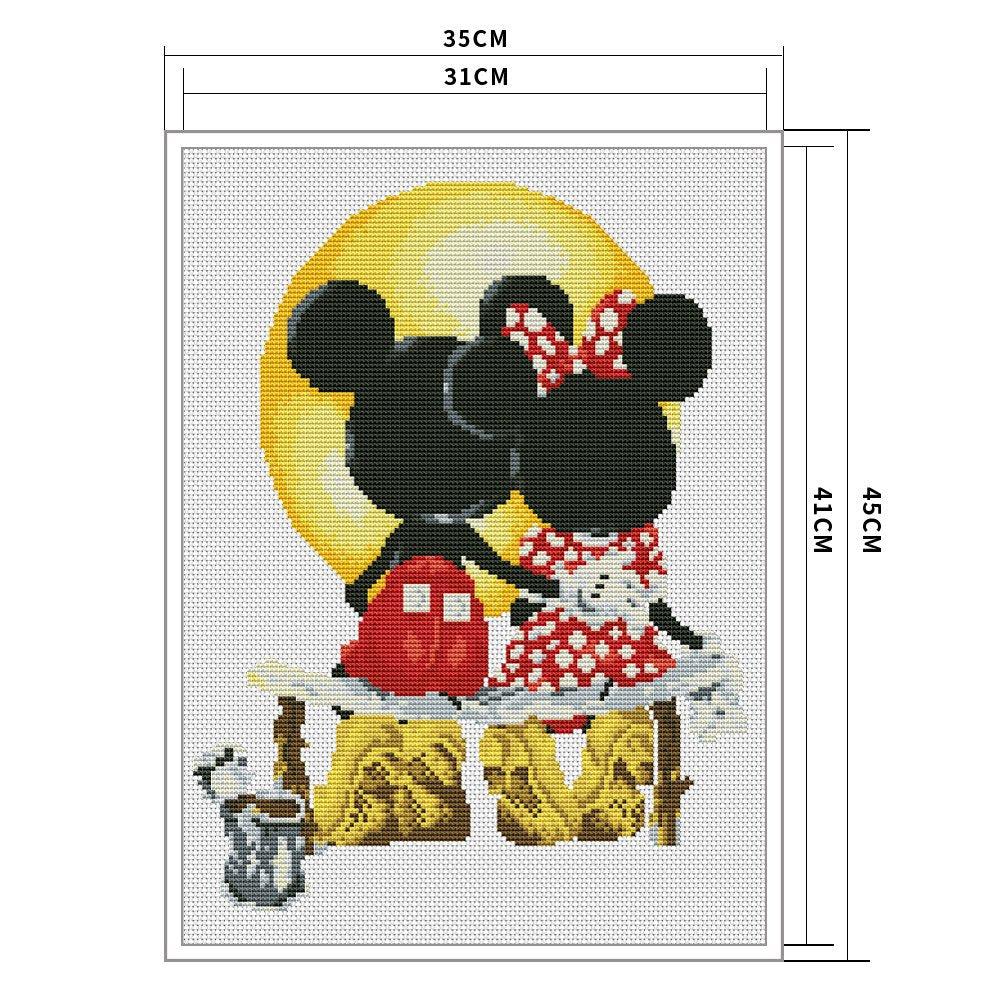 Ponto cruz estampado 11 ct - Mickey Mouse (45 * 35 cm)