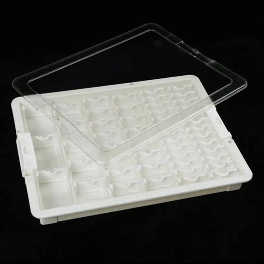 transparent plastic diamond painting beads storage box