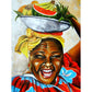 Full Round Diamond Painting Kits African Smiling Woman