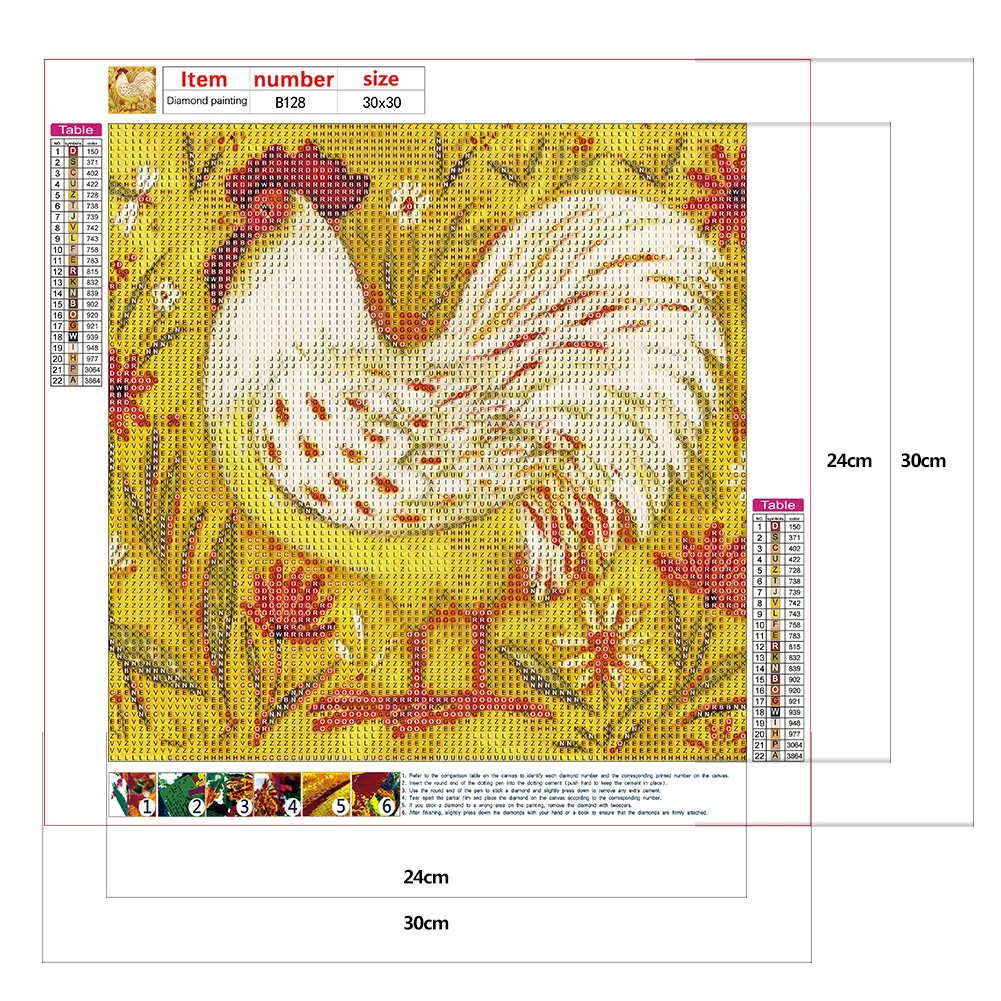 Diamond Painting - Full Round Chicken / Rooster