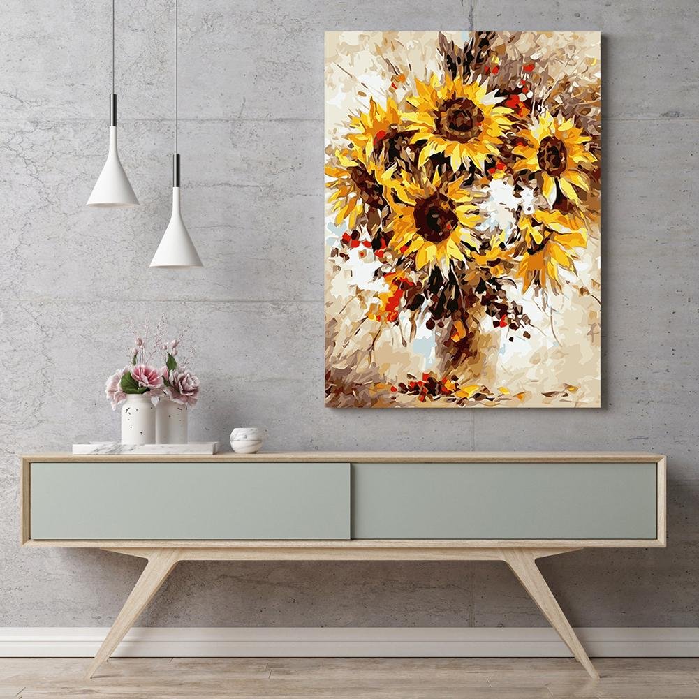 Paint By Number - Oil Painting - Sunflower (40*50cm) D