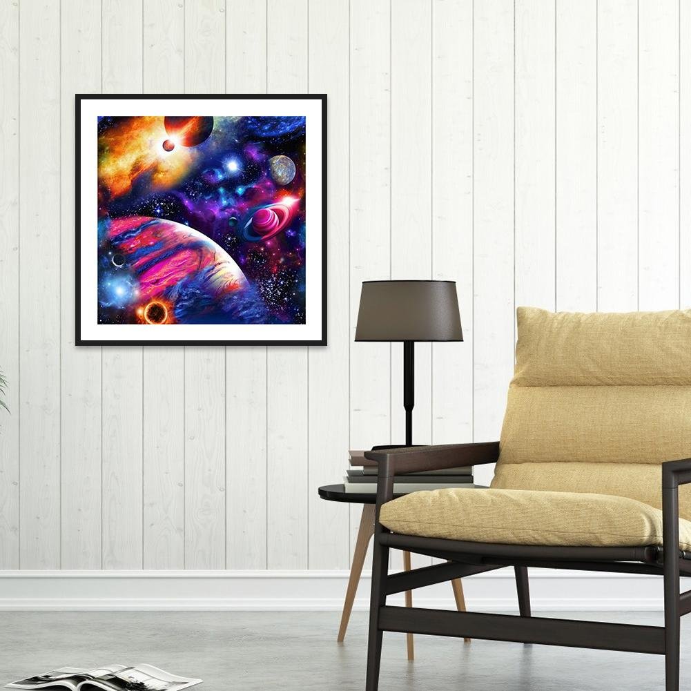 Diamond Painting - Full Round - Colorful Universe A