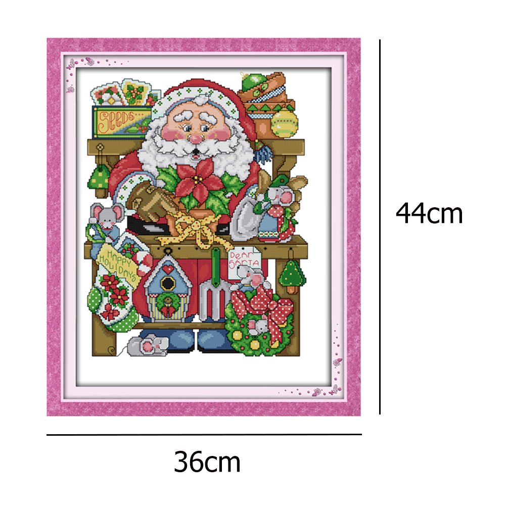 14ct Stamped Cross Stitch - Santa Claus (44*36cm)