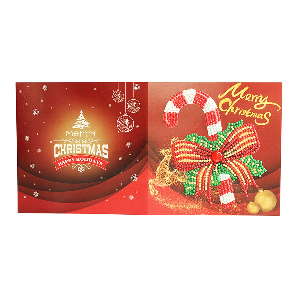 Candy DIY Diamond Painting Holiday Greeting Card