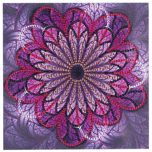 Diamond Painting - Crystal Rhinestone - Mandala Flower B