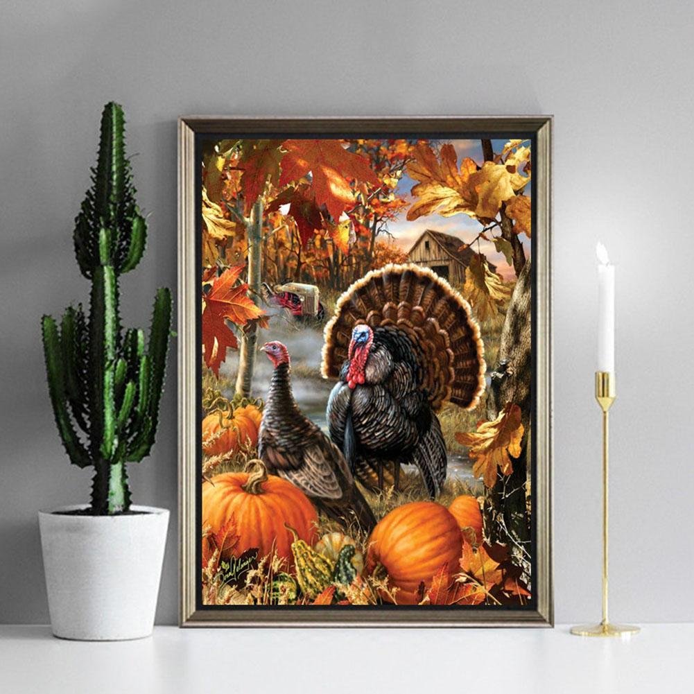 Rooster Diamond Painting - Full Round - Novedad Pollo