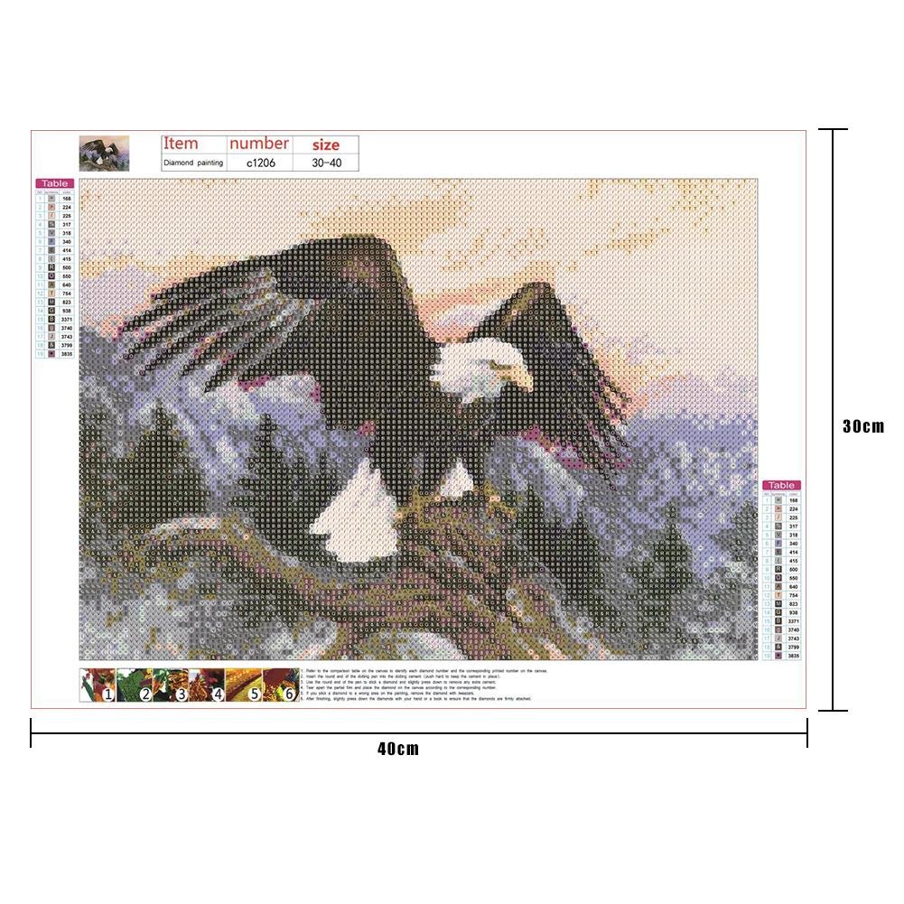 Diamond Painting - Full Round - Eagles B