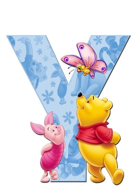 Diamond Paintings Art Full Square Drill Letter Y Winnie The Pooh