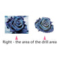 Diamond Painting - Partial Round - Blue Rose