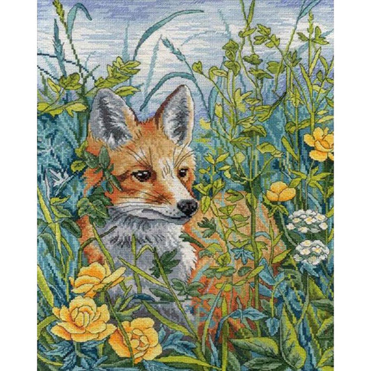 11ct Stamped Cross Stitch Fox (40*50cm)