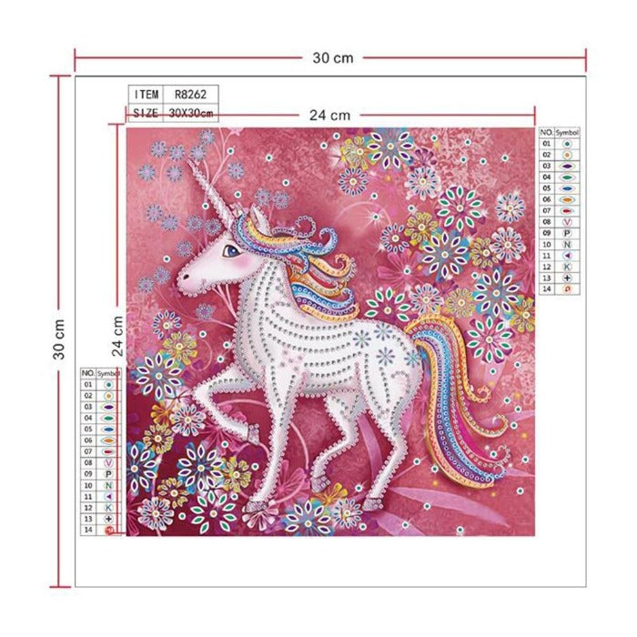 Diamond Painting perfect decoration Crystal Rhinestone White Horse