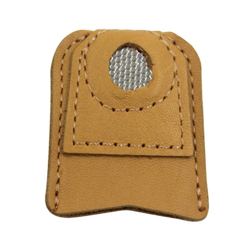 Leather Coin Thimble Handmade Embroidery Craft Sewing Tools