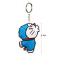 Doraemon Cartoon Stamped Beads Cross Stitch Keychain
