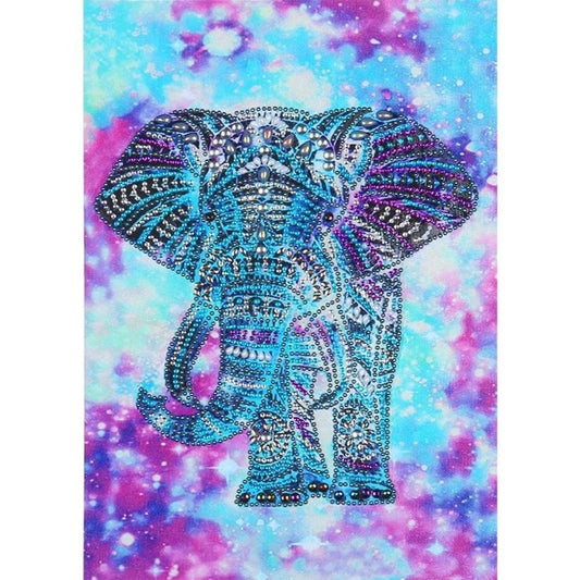 5D DIY DIY 5D Crystal Rhinestone Diamond Painting Kit Elephant