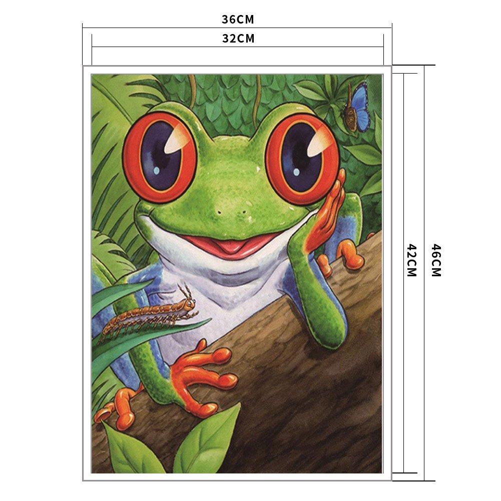 14ct Stamped Cross Stitch - Frog (46*36cm)