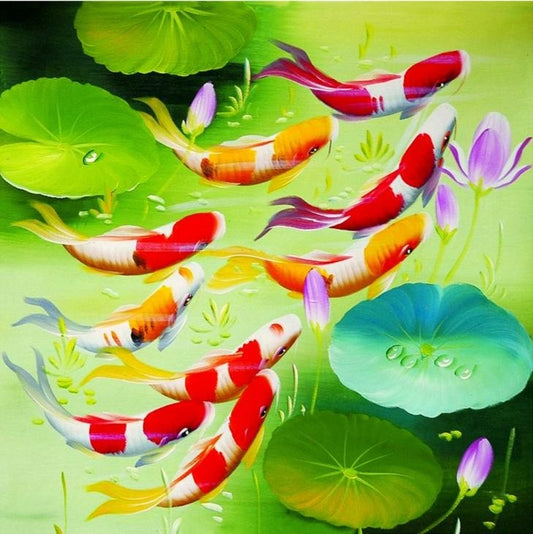 VAIIEYO 5D Diamond Painting Kit Fisherman and Fish, Paint with Diamonds  Lake Boat Sun Animal Full Drill Round Rhinestone Craft Canvas for Home Gift  Wall Decor Adults 12x16 inch : : Home
