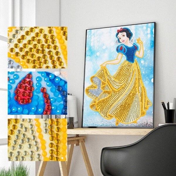5d diamond painting kits for adults snow white