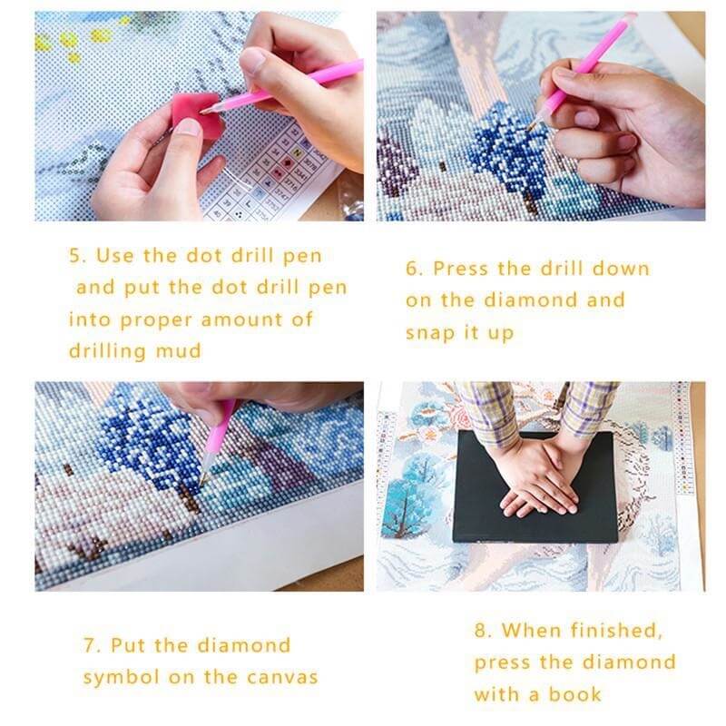 5d diamond painting diy tutorial