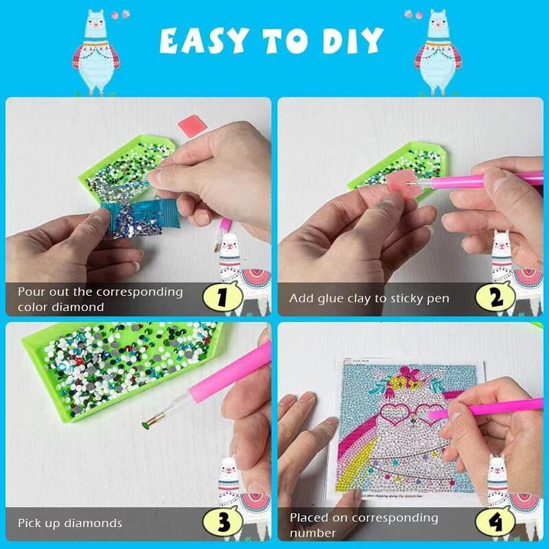 5d diamond painting kit for kids easy to diy