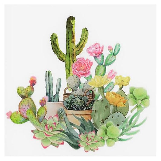 Colorful Cactus Desert Diamond Painting Kits, Diamond Painting 5D Round  Diamond Cross Stitch Adult Children Family Easy Interactive Art, for Wall