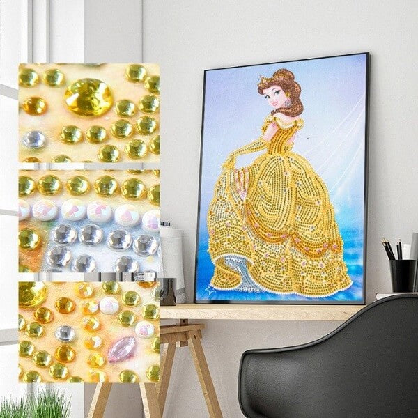 5d diamond painting kits for adults belle princess