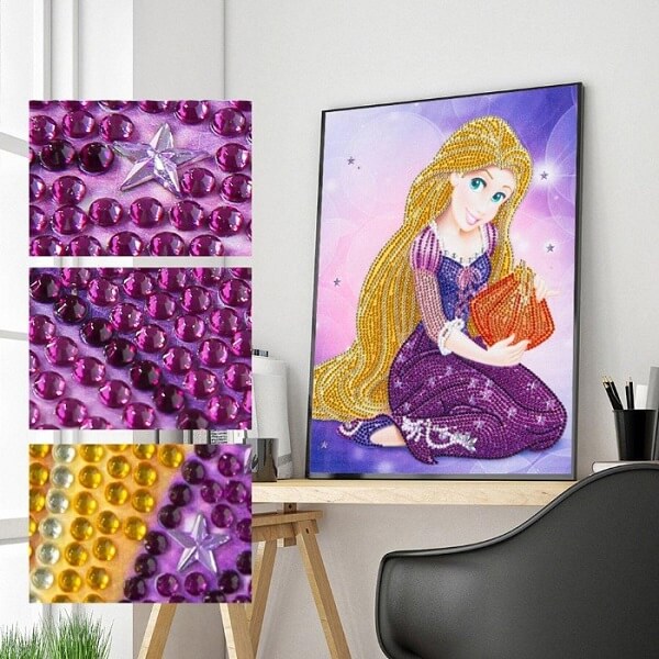 Belle Disney Princess - 5D Diamond Painting - DiamondByNumbers - Diamond  Painting art