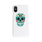 5d diy diamond painting pink colorful skull phone sticker