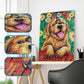 Pointed design shape, perfect size 2.8 mm/0.11". Dog Crystal Rhinestone Diamond Painting