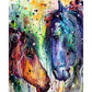 Color Horses Hand Painted Canvas Picture Craft Kit Gift Home Living Room Decoration