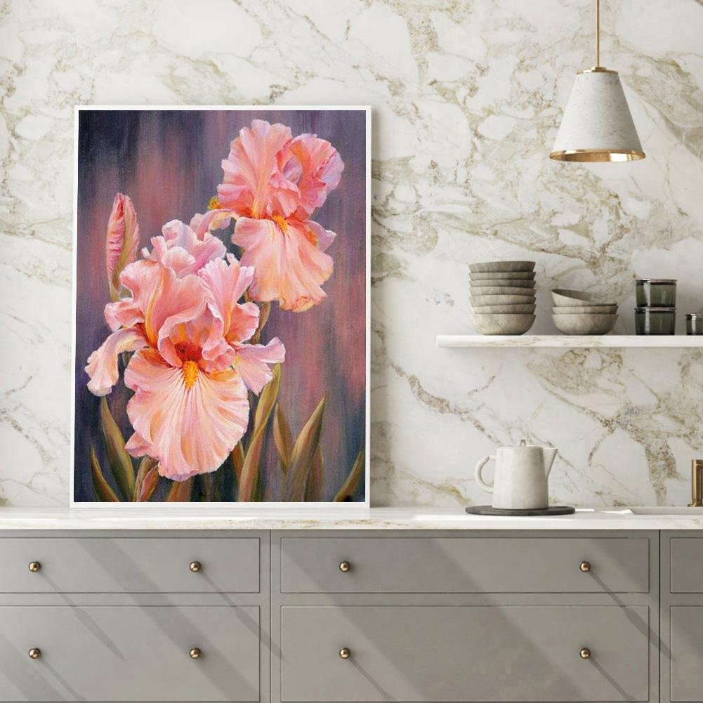 Diamond Painting - Full Round - Pink Flower A