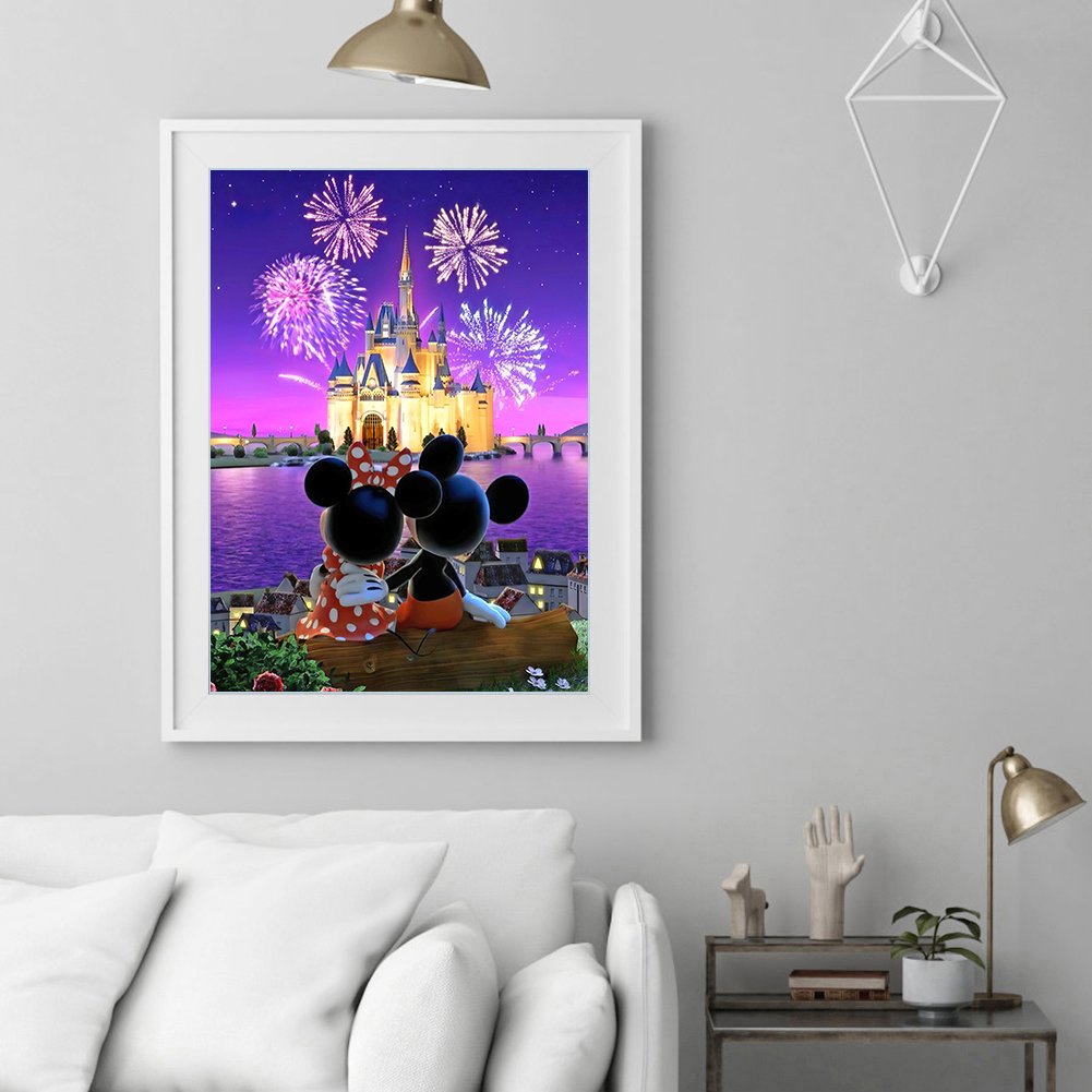 11CT Stamped Cross Stitch - Mickey Mouse(40*50CM)