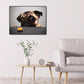 Frightened Dog Oil Painting By Number Picture Acrylic Canvas Wall Art Craft