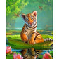 Paint By Number Oil Painting Tiger (40*50cm)
