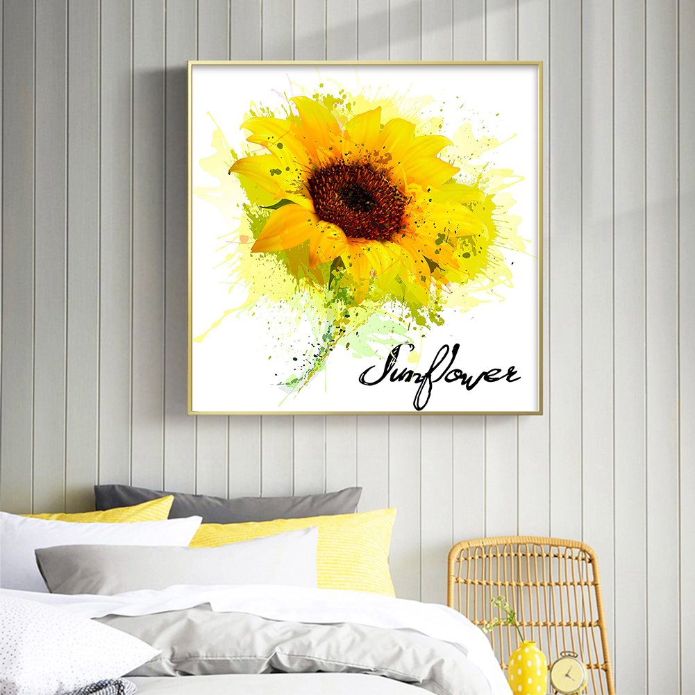 Diamond Painting - Full Round - Sunflower F