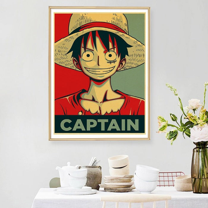 One Piece Oil Paint By Numbers Wall Art Posters Picture Craft
