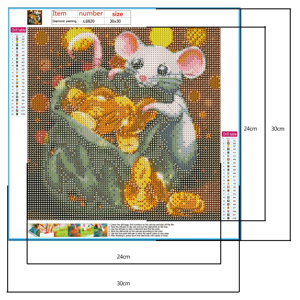 Diamond Painting - Full Round - Rich Mouse