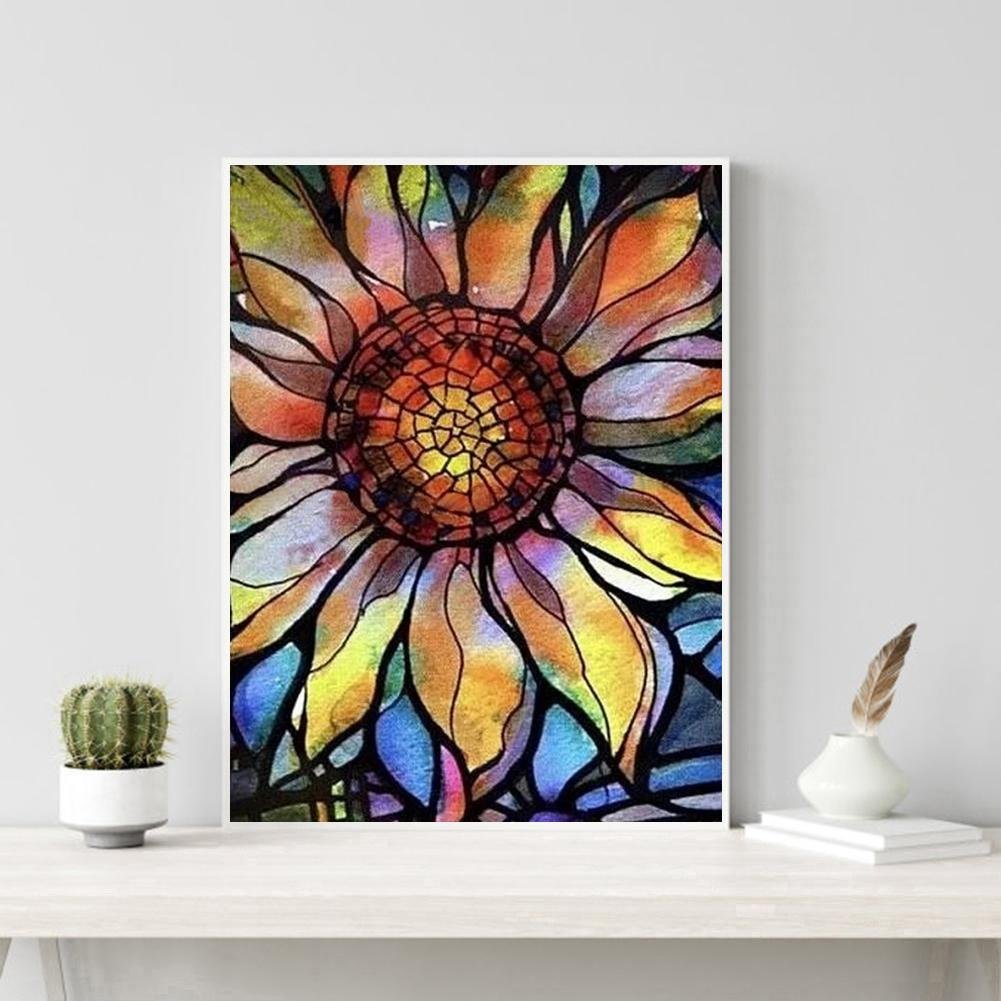 Diamond Painting - Full Round - Sunflower I