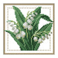 11ct Stamped Cross Stitch May Flower(21*21cm)