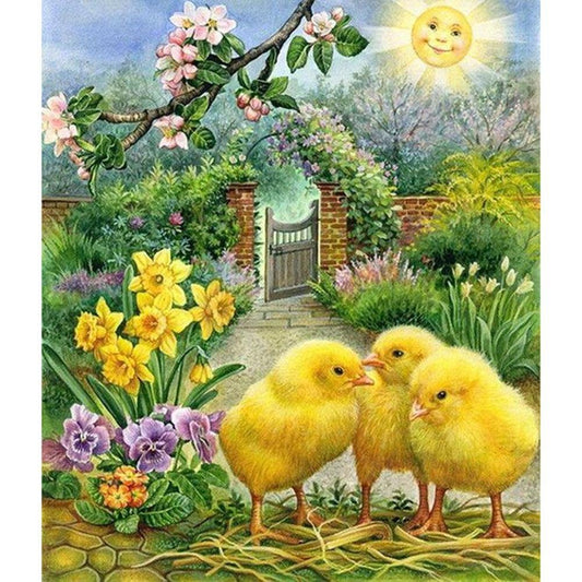 Diamond Painting - Full Round - Vintage Chick