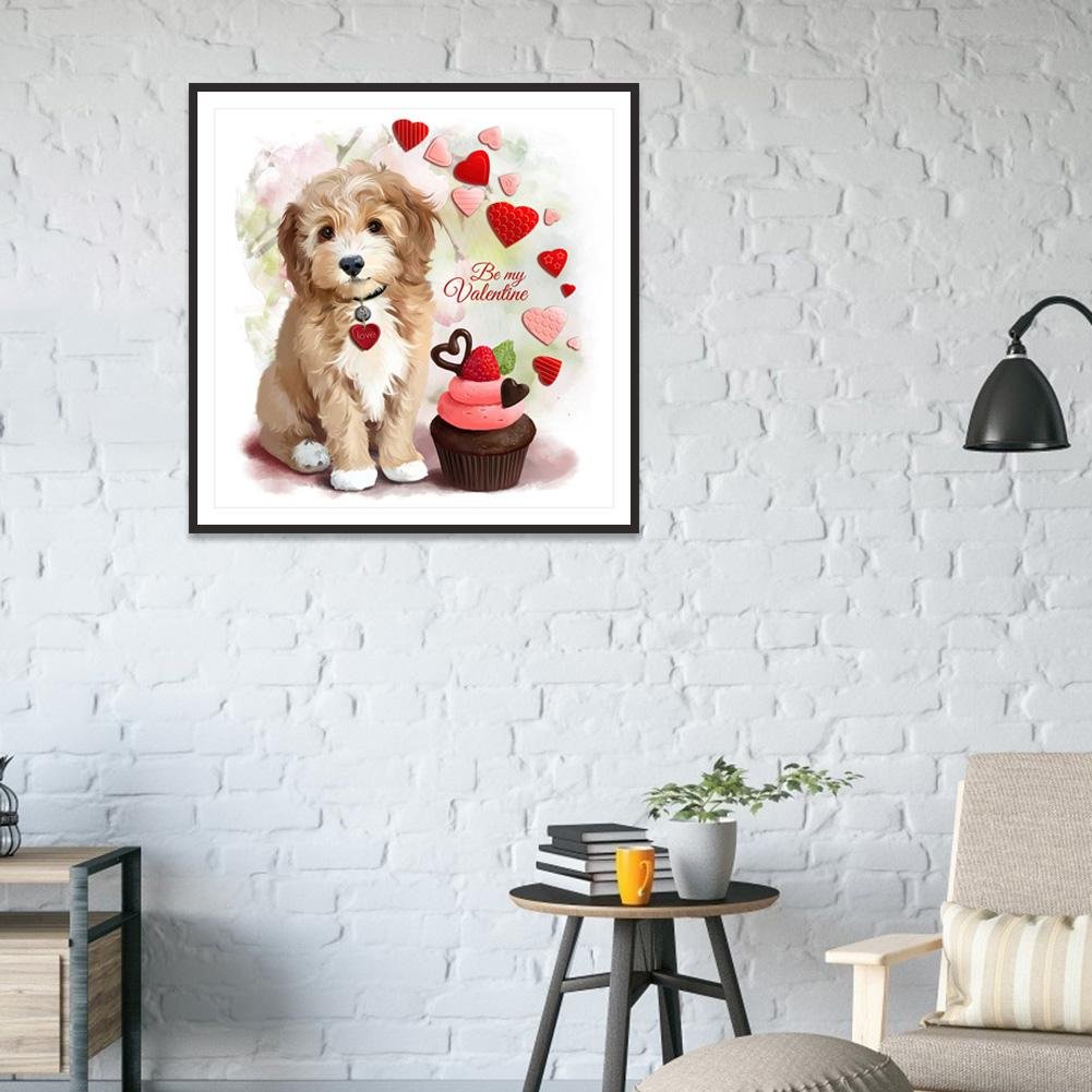 Pintura Diamante - Rodada Completa - Cachorro do Amor