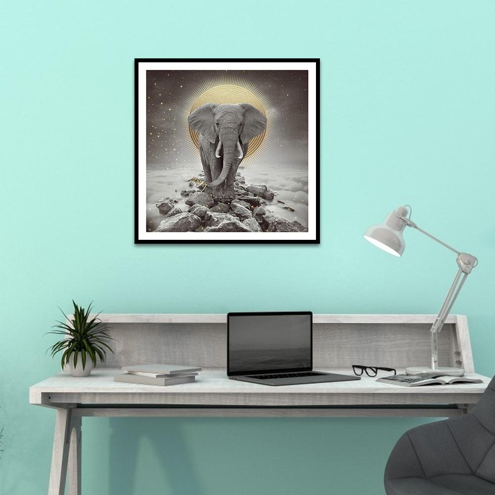 Diamond Painting - Full Round - Elephant A