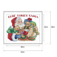14ct Stamped Cross Stitch - Santa Claus & Bears (32*29cm)